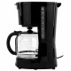 Кофеварка капельная SONNEN CM1095, 900 Вт, объем 1,8 л, подогрев кофе, противокапельная система, черная, 456334