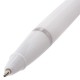 Ручка шариковая настольная BRAUBERG 'Стенд-Пен Уайт1', СИНЯЯ, цепочка, корпус белый, линия письма 0,5 мм, 141044