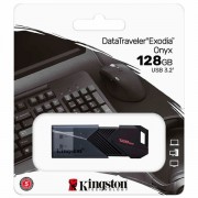 Флеш-диск 128GB KINGSTON DataTraveler Exodia Onyx, разъем USB 3.2, черный, DTXON/128G, DTXON/128GB