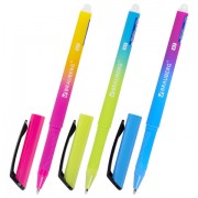 Ручка стираемая гелевая BRAUBERG 'Grade', СИНЯЯ, soft-touch, узел 0,7 мм, линия письма 0,5 мм, 144208