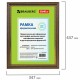Рамка 30х40 см, небьющаяся, пластик, багет 30 мм, BRAUBERG 'HIT4', орех с двойной позолотой, 391004