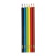 Карандаши цветные ПИФАГОР 'ЖИРАФ', 6 цветов, пластиковые, классические заточенные, 181249