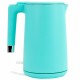 Чайник электрический с двойными стенками SONNEN KT-8719M, 1,5 л, 2200 Вт, мятный, 454694