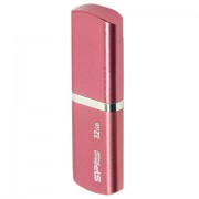Флеш-диск 32 GB, SILICON POWER LuxMini 720, USB 2.0, металлический корпус, розовый, SP32GBUF2720V1H