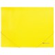 Папка на резинках BRAUBERG 'Neon', неоновая, желтая, до 300 листов, 0,5 мм, 227461
