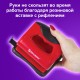 Дырокол BRAUBERG 'JET PRO', до 20 листов, красно-черный, 228599