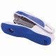 Степлер №24/6, 26/6 BRAUBERG 'JET PRO', до 25 листов, эргономичный, бело-синий, 228584
