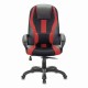 Кресло компьютерное BRABIX PREMIUM 'Rapid GM-102', экокожа/ткань, черное/красное, 532107