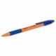 Ручка шариковая с грипом BRAUBERG 'ULTRA GT ORANGE', КОМПЛЕКТ 20 ШТУК, СИНЯЯ, линия 0,35 мм, 144058