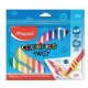 Восковые мелки MAPED (Франция) 'Color'peps Twist', 12 цветов, выкручивающиеся в пластиковом корпусе, 860612