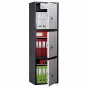 Шкаф металлический для документов AIKO 'SL-150/3Т' ГРАФИТ, 1490х460х340 мм, 37 кг, S10799153502