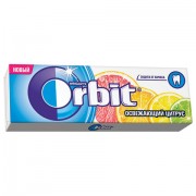 Жевательная резинка ORBIT (Орбит) 'Освежающий цитрус', 10 подушечек, 13,6 г, 46177872