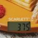 Весы кухонные SCARLETT SC-KS57P45 'Блины', электронный дисплей, max вес 5 кг, тарокомпенсация, стекло