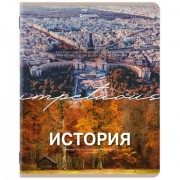 Тетрадь предметная КЛАССИКА ПРИРОДА 48 л., обложка картон, ИСТОРИЯ, клетка, подсказ, BRAUBERG, 405089