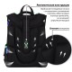 Ранец BRAUBERG PREMIUM, 2 отделения, с брелоком, 'Digital spider', LED-ЛАМПОЧКИ, 38х29х16 см, 273101