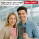 Обложка для паспорта и документов с защитой НАБОР 2 шт., 9 карманов, резинка, экокожа, графитовая/розовая, BRAUBERG, 238765