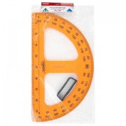 Транспортир 50 см, 180 градусов, пластиковый, для классной доски, с держателем, ПИФАГОР, 210876