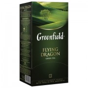 Чай GREENFIELD (Гринфилд) 'Flying Dragon', зеленый, 25 пакетиков в конвертах по 2 г