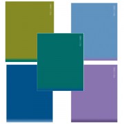 Тетрадь обложка пластик, А5, 96 л., скоба, клетка, HATBER, 'PROстиль' (микс в спайке), 090232, 96Т5В1пл