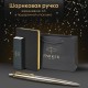 Ручка шариковая PARKER 'Jotter Core Stainless Steel GT', ежедневник А5 черный, пакет, 880886