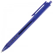 Ручка шариковая масляная автоматическая BRAUBERG 'Tone', СИНЯЯ, корпус тонированный, узел 0,7 мм, линия письма 0,35 мм, 142414