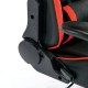 Кресло компьютерное BRABIX 'Hunter GM-130', две подушки, экокожа, черное/красное, 532797