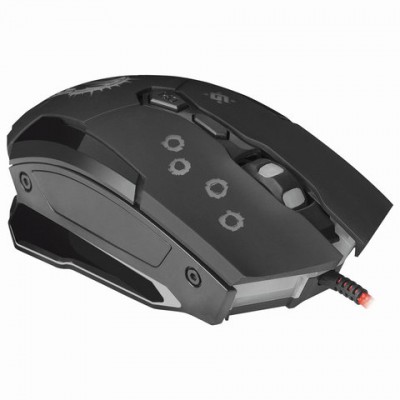 Мышь проводная игровая DEFENDER Killer GM-170L, USB, 6 кнопок + 1 колесо-кнопка, оптическая, черная, 52170