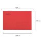 Подвесные папки A4/Foolscap (404х240 мм) до 80 л., КОМПЛЕКТ 10 шт., красные, картон, STAFF, 270936
