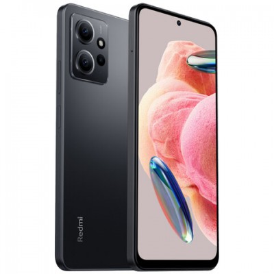 Смартфон XIAOMI Redmi Note 12, 2 SIM, 6,67', 4G (LTE), 50+8+2 Мп, 128ГБ, пластик, сер, MZB0DOORU