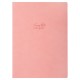 Тетрадь-скетчбук 60 л. обложка кожзам под замшу, сшивка, B5 (179х250мм), 70 г/м2, РОЗОВЫЙ, BRAUBERG CAPRISE, 403863